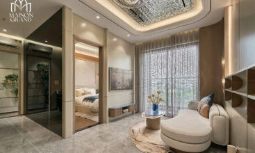 Phòng khách căn hộ 2 phòng ngủ 58m2 Maison Grand - Tumys Homes Phú Mỹ